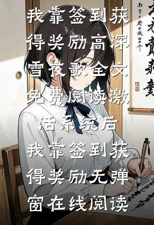 火热小说《激活系统后，我靠签到获得奖励》高深雪夜歌全文免费阅读_激活系统后，我靠签到获得奖励无弹窗在线阅读